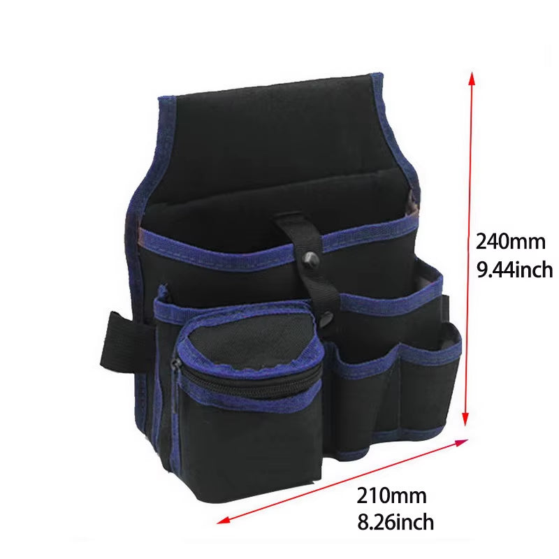 Ultimate Multifunctional Tool Bag - Durable Nylon Fabric Tool Belt & Screwdriver Holder 