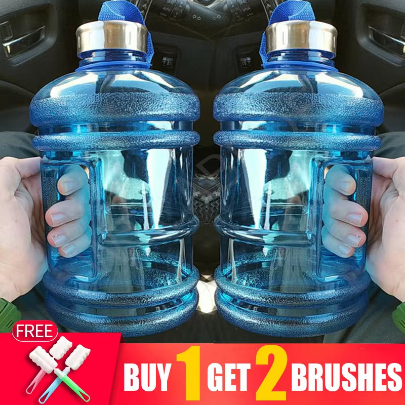 2.2L / 1.0L Large Capacity Outdoor Sports Water Bottles - Perfect for Gym, Camping, and Running