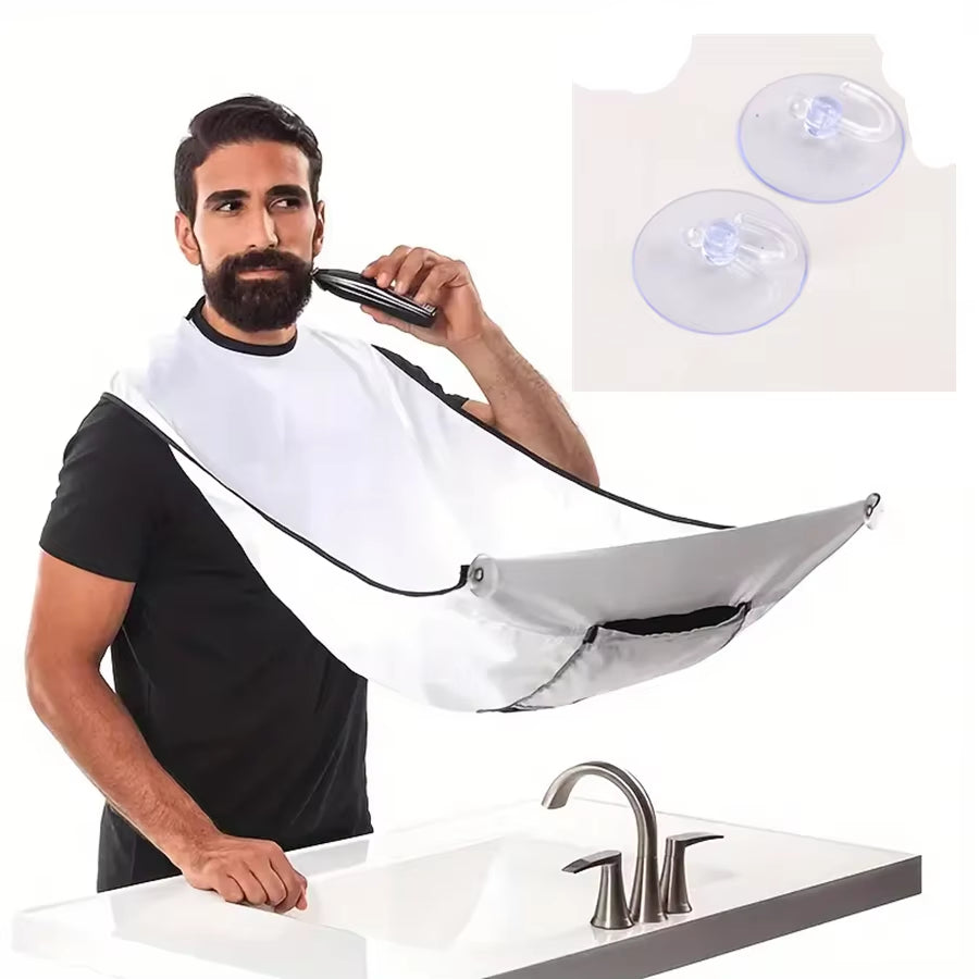 Men's Shaving and Hair Cutting Apron - Dirt Proof, Keep Clean, Stylish and Functional