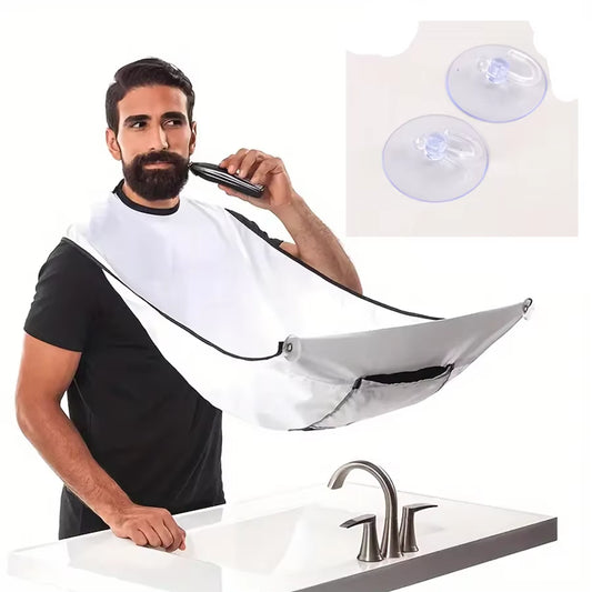 Men's Shaving and Hair Cutting Apron - Dirt Proof, Keep Clean, Stylish and Functional