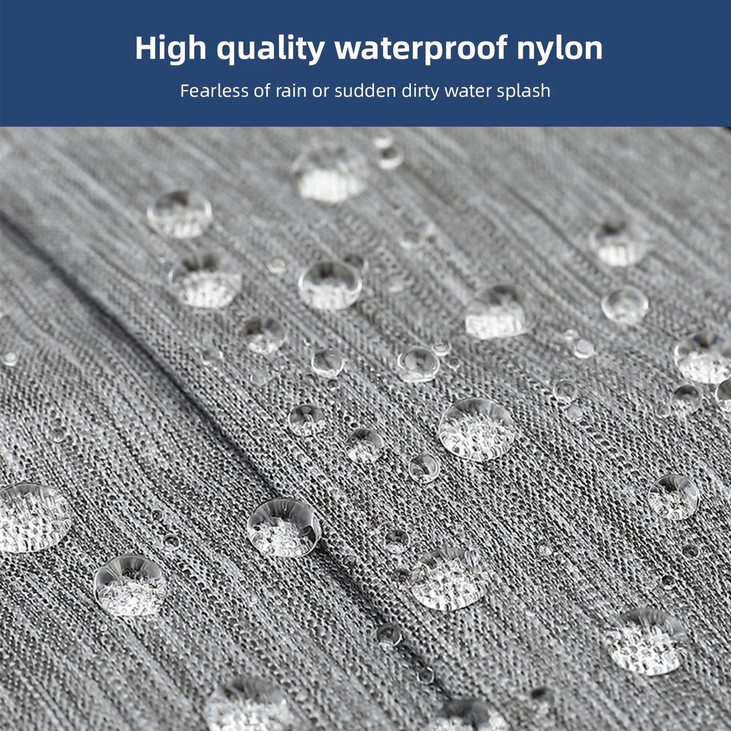 Stylish Cuboid DSLR Camera Shoulder Bag - Portable Polyester Case for 1 Camera, 2 Lenses & Accessories