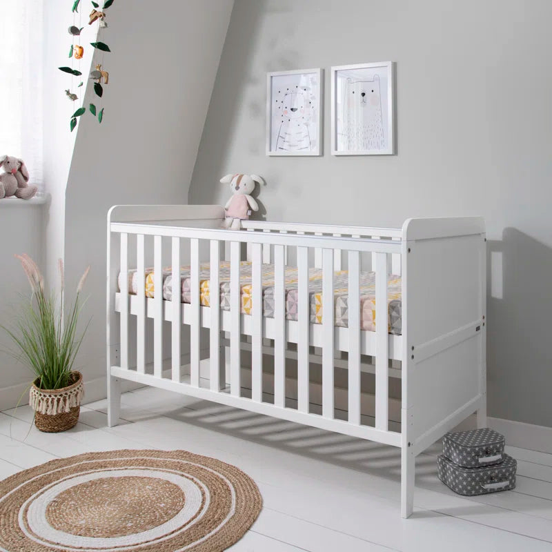 Rio Cot Bed with Mattress and Cot Top Changer