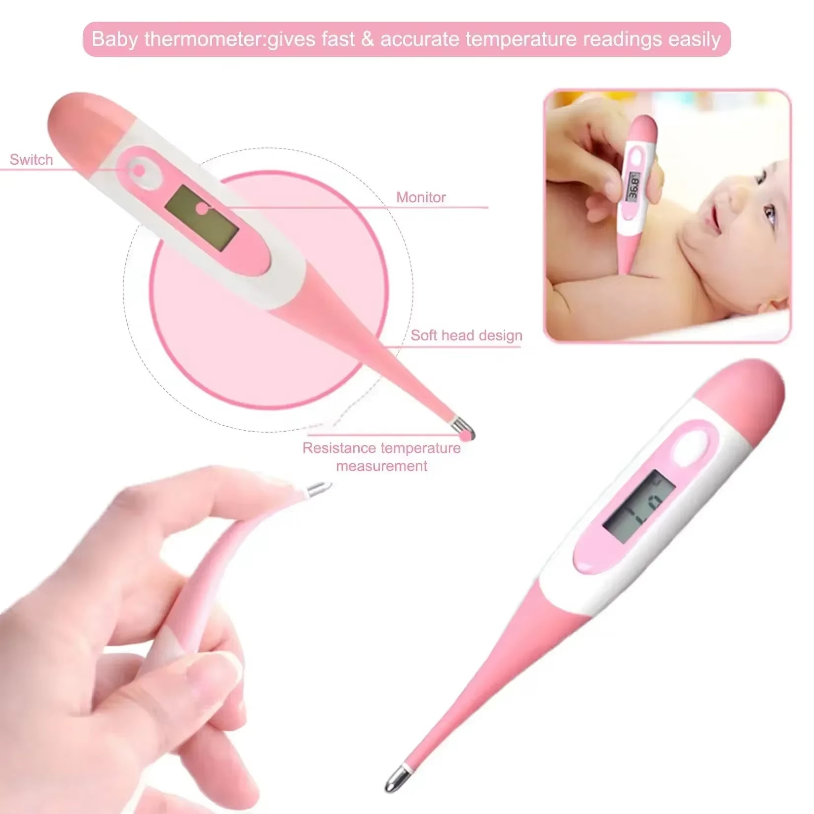 Complete Baby Health Care Kit - 10 Essential Tools for Nail, Hair, Grooming, and Oral Care