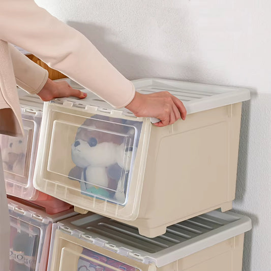  34L Stackable Plastic Toys Storage Box