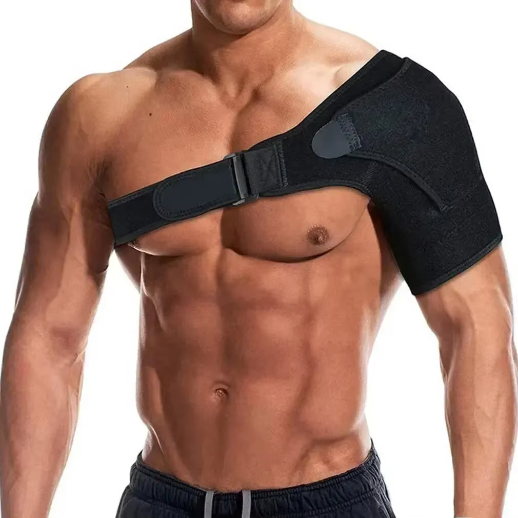 Adjustable Shoulder Brace with Pressure Pad - Unisex Support for Left & Right Shoulders