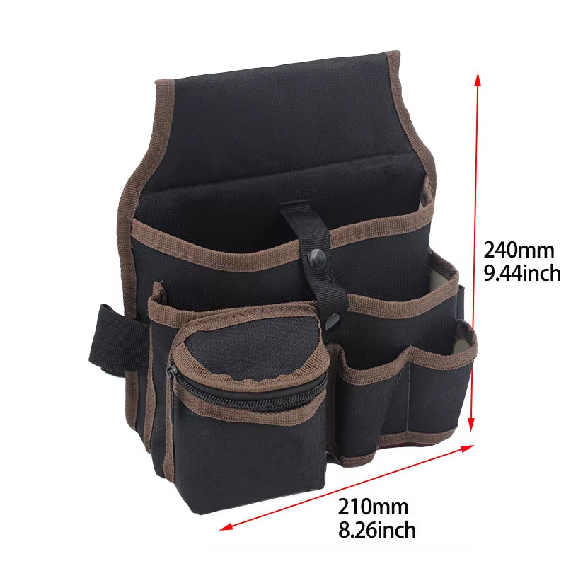 Ultimate Multifunctional Tool Bag - Durable Nylon Fabric Tool Belt & Screwdriver Holder 