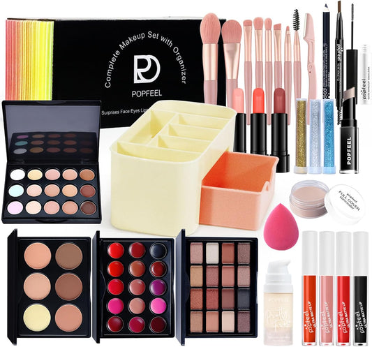Comprehensive Makeup Kit for Women: All-in-One Beauty Cosmetic Set