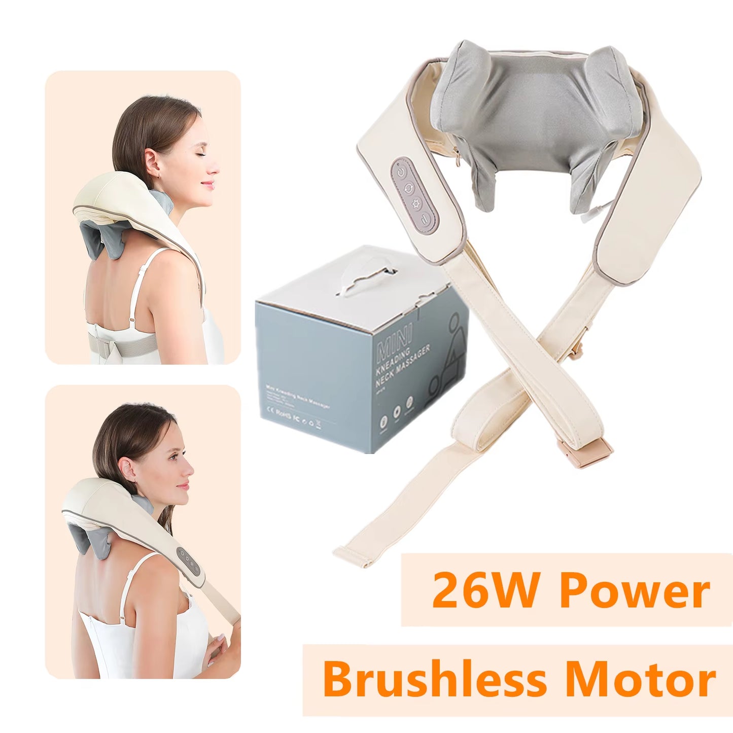 Ultimate Wireless Neck and Back Massager - Relaxing Shawl for Neck and Shoulder Relief