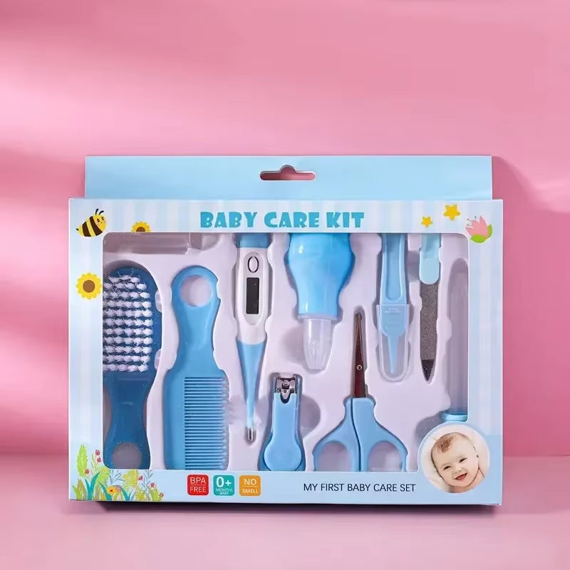 Complete Baby Health Care Kit - 10 Essential Tools for Nail, Hair, Grooming, and Oral Care