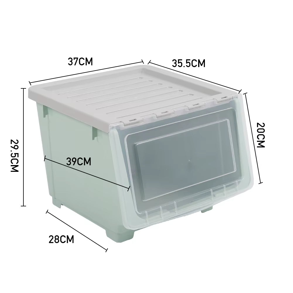  34L Stackable Plastic Toys Storage Box