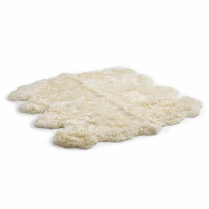Longwool 100% Sheepskin Octo Rug, Champagne