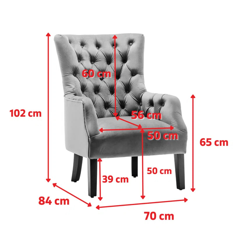 Dority Upholstered Wingback Chair