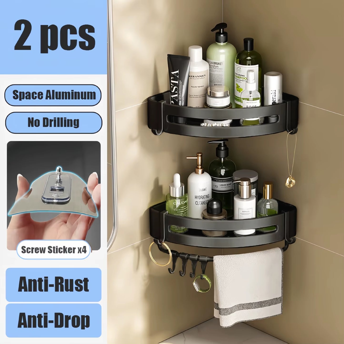 Bathroom Shelf Storage Organizer