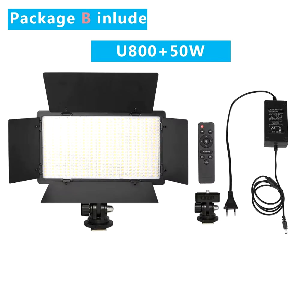 LED Photo Studio Light - Perfect Lighting for TikTok, YouTube, Gaming & Live Streaming - Portable Video Recording & Photography Lamp