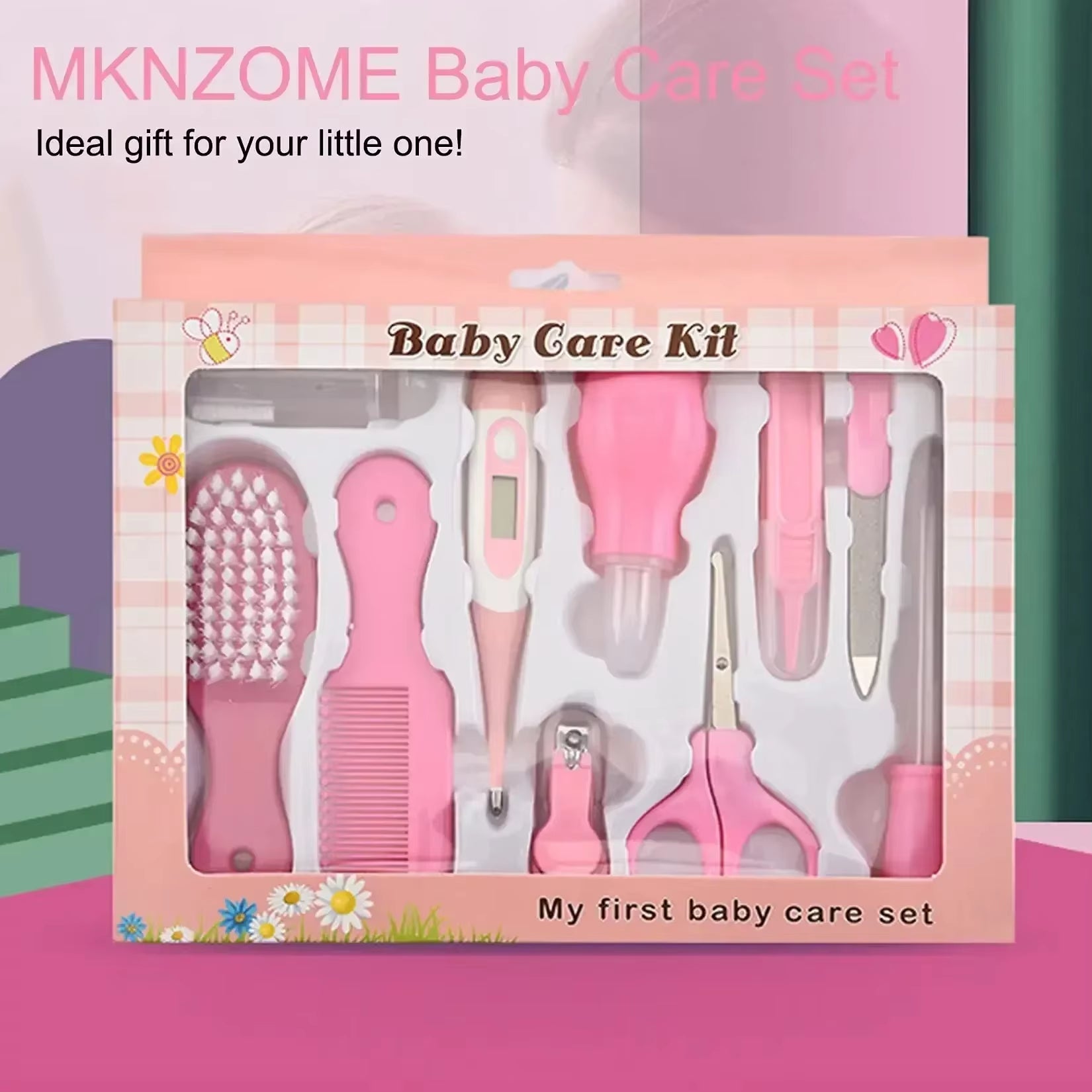 Complete Baby Health Care Kit - 10 Essential Tools for Nail, Hair, Grooming, and Oral Care