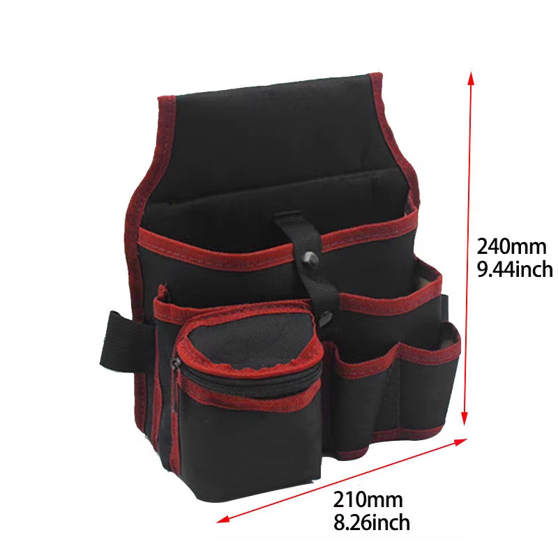 Ultimate Multifunctional Tool Bag - Durable Nylon Fabric Tool Belt & Screwdriver Holder 