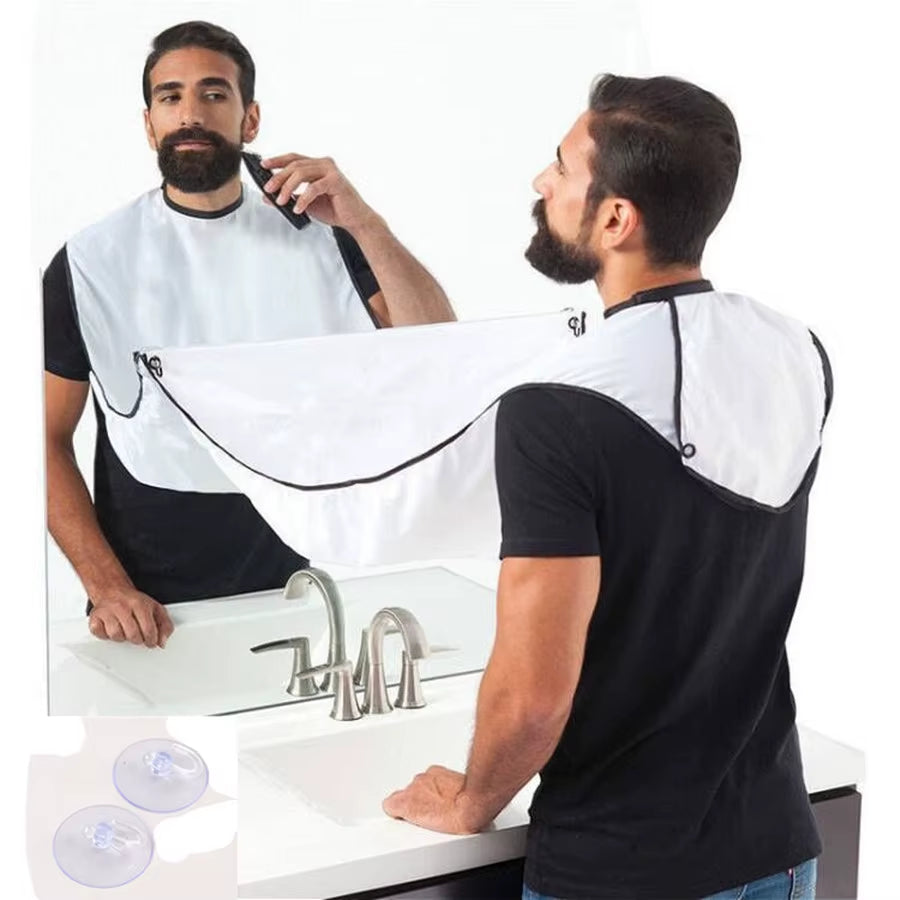 Men's Shaving and Hair Cutting Apron - Dirt Proof, Keep Clean, Stylish and Functional