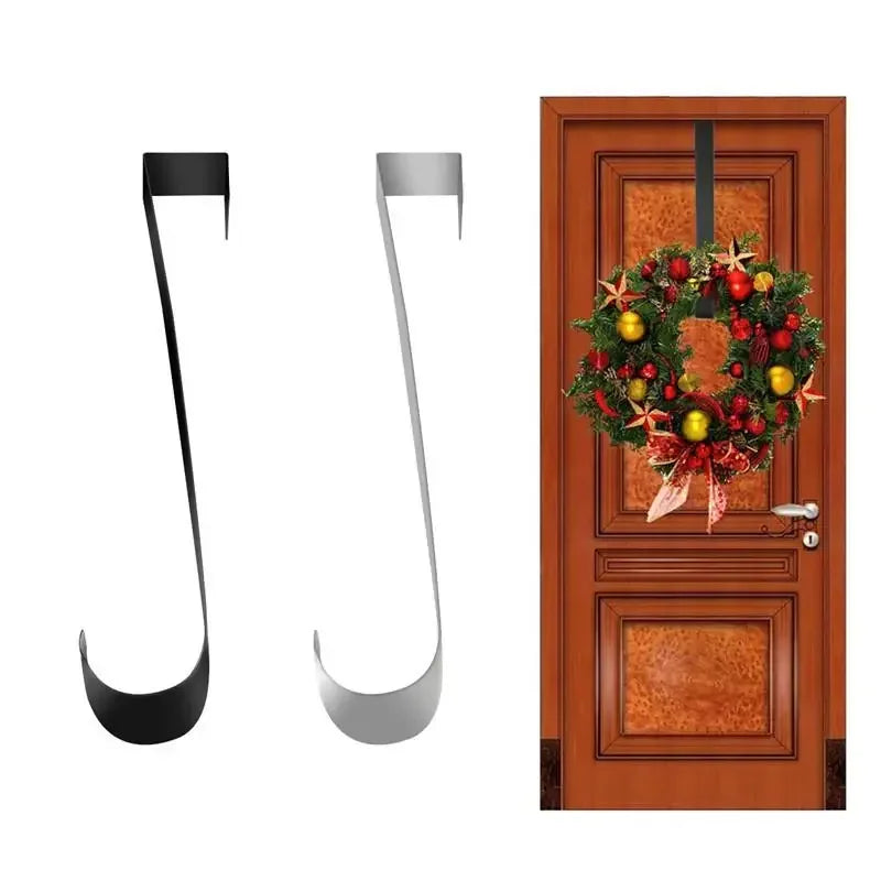 Christmas Wreath Hook Hanger over Door Christmas Wreath Hanger Front Door Wreath Hook for Christmas
