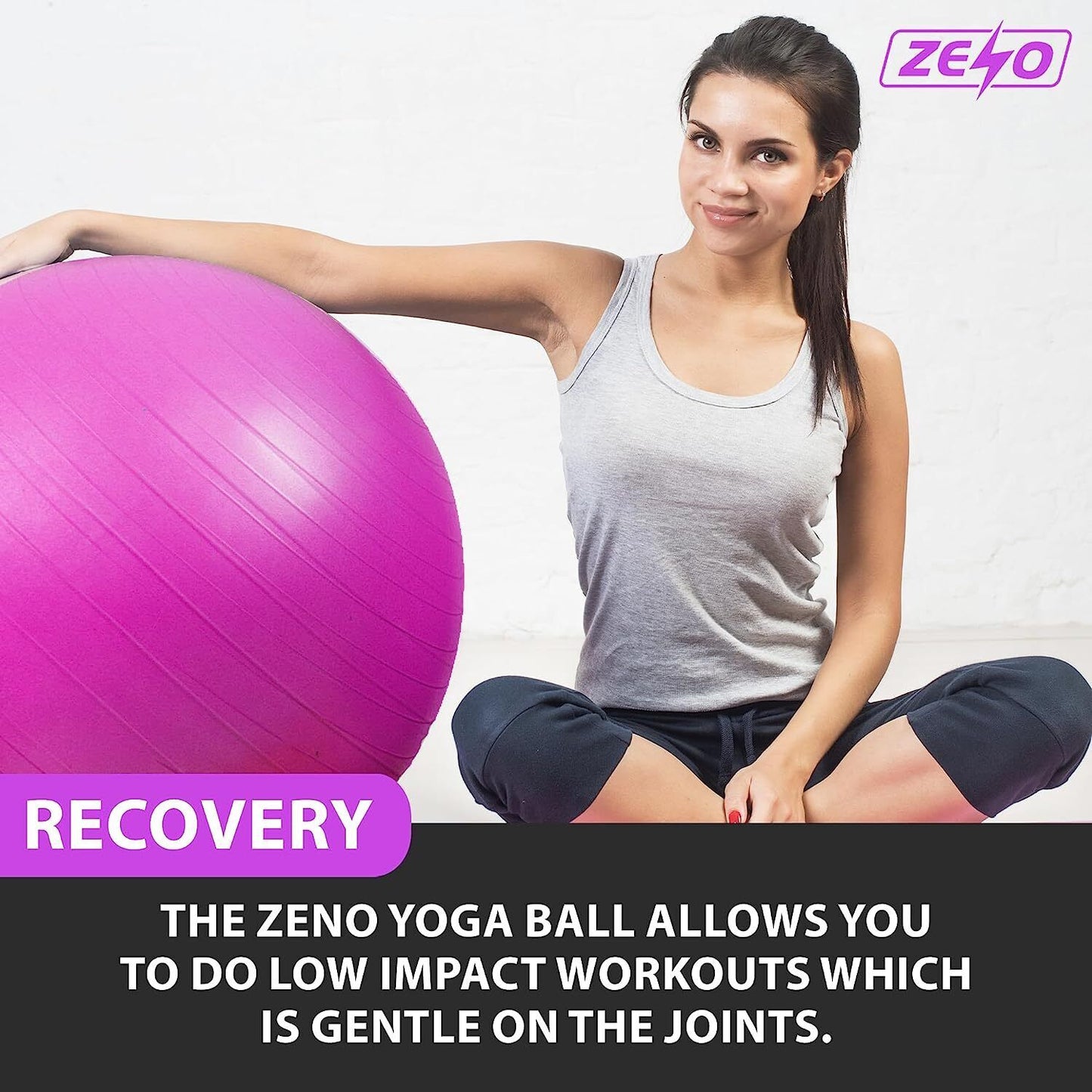 EXERCISE GYM BALL SWISS PILATES YOGA CORE TRAINING