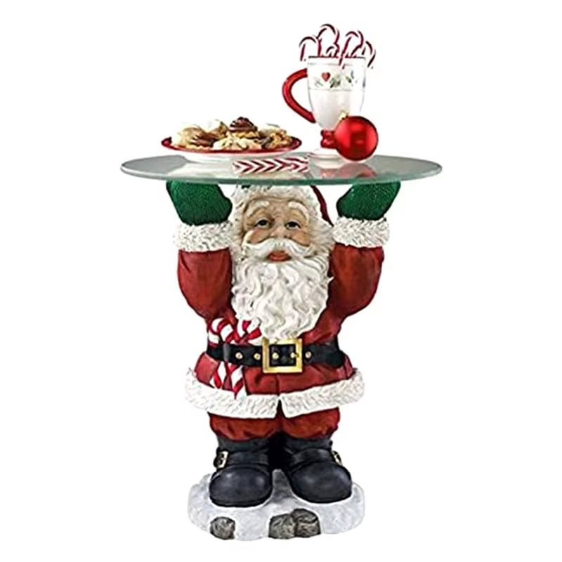 2X Christmas Santa Claus Snack Tray Rack - Fun Christmas Party Decorations
