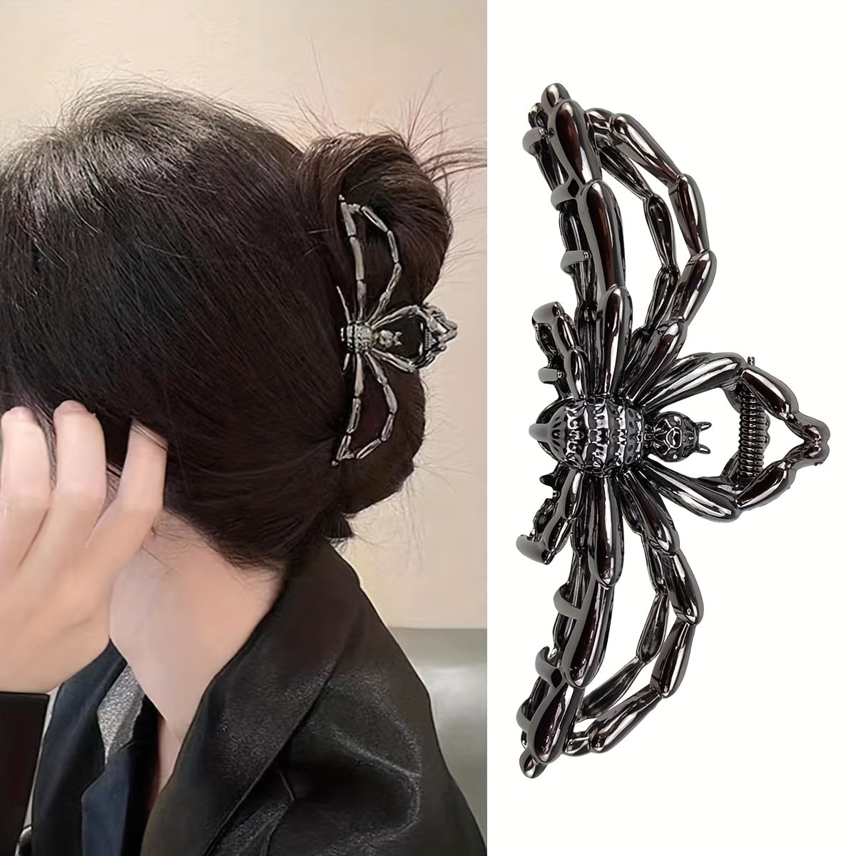 New Spider Hair Clip, for The Back Of The Head, Halloween Claw Clip