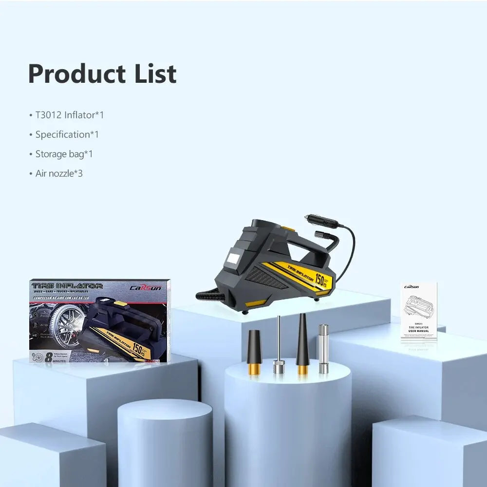 Corded Portable Car Air Compressor