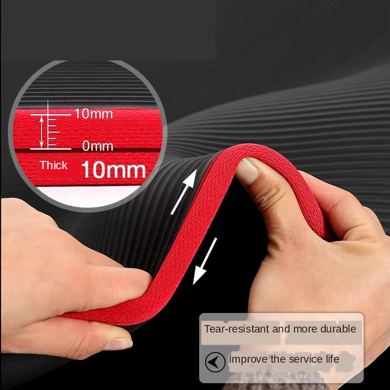 10MM Extra Thick  NRB Non-Slip Exercise Mat 
