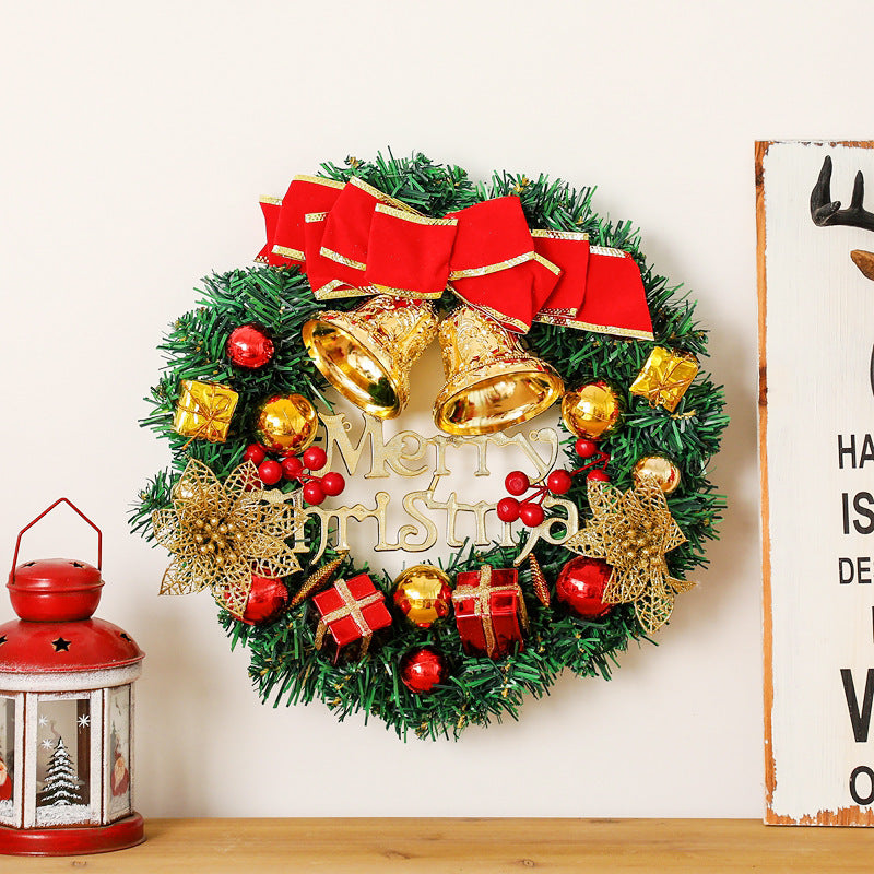 Festive Artificial Christmas Wreath - Perfect for Home, Car, and Window Decor!