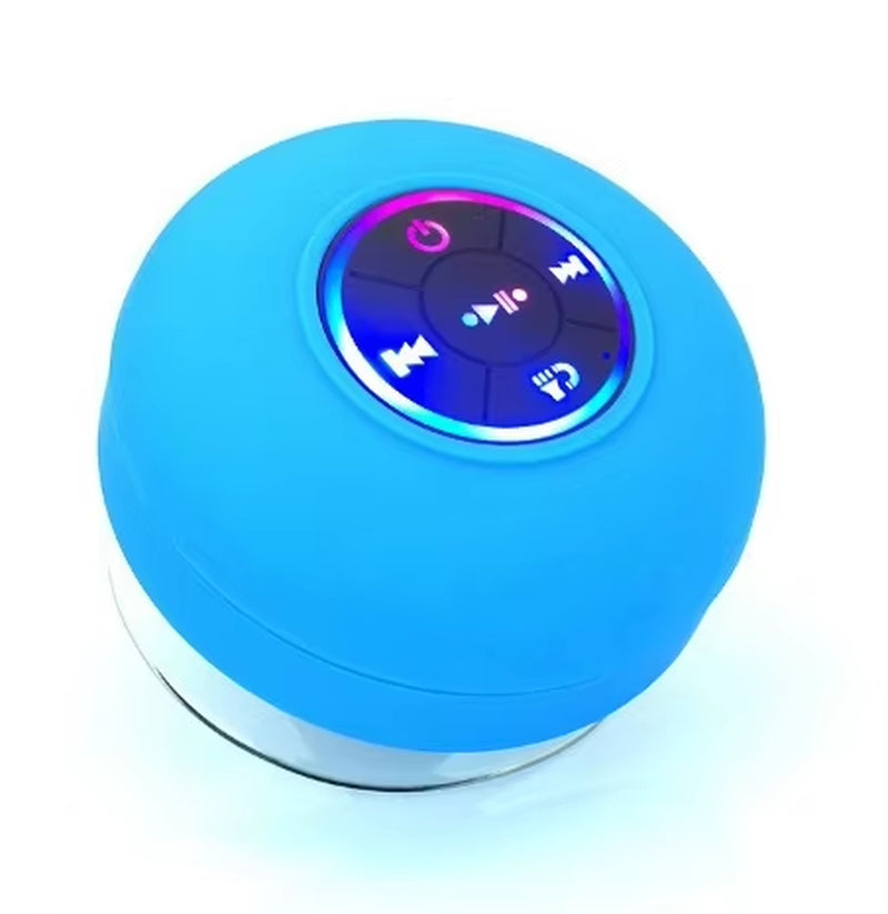 Ultimate Waterproof Bluetooth Speaker with Strong Suction Cup - Perfect for Bathroom, Outdoor, and Sports!
