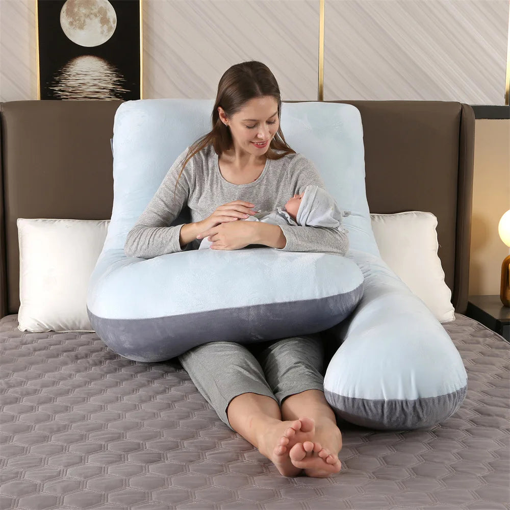 Pregnancy Pillow 130*70Cm Sleeping, Back & Waist support Pillow for Pregnant Women 