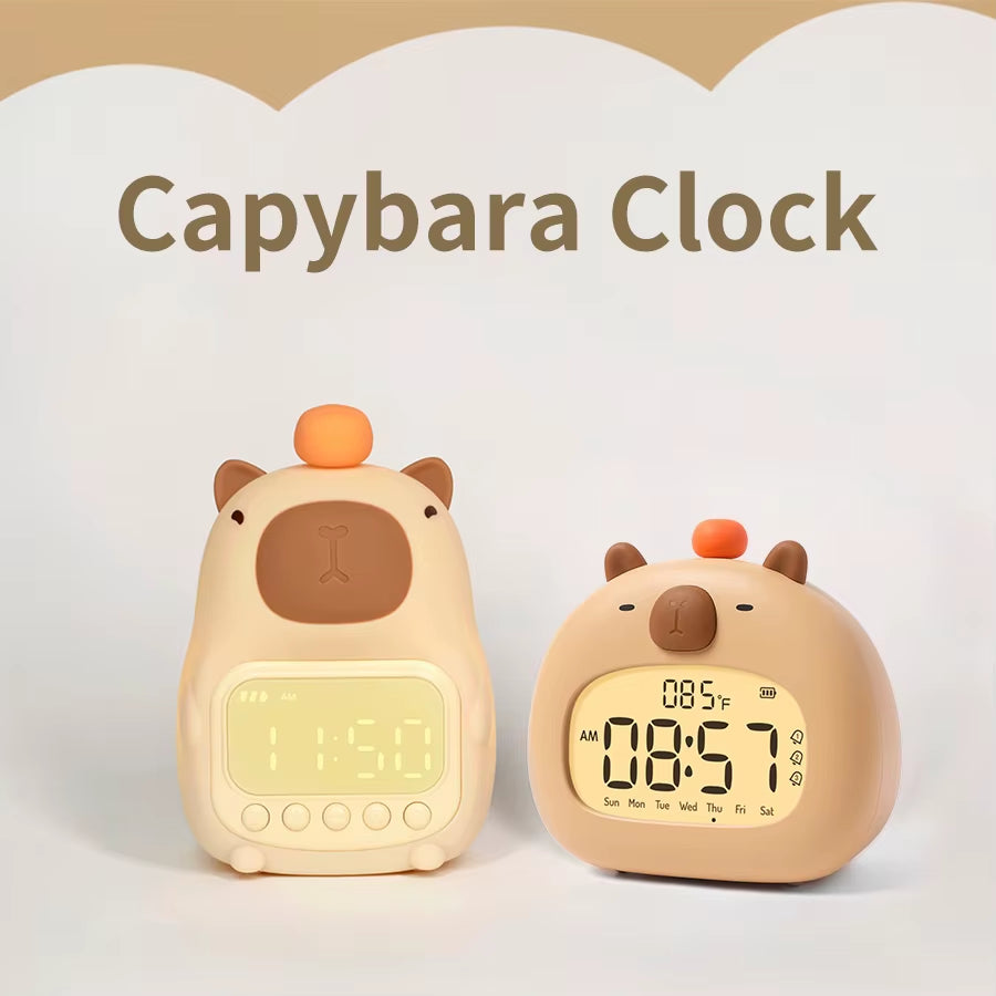 LED Alarm Clock Digital Rechargeable Multi-Functional