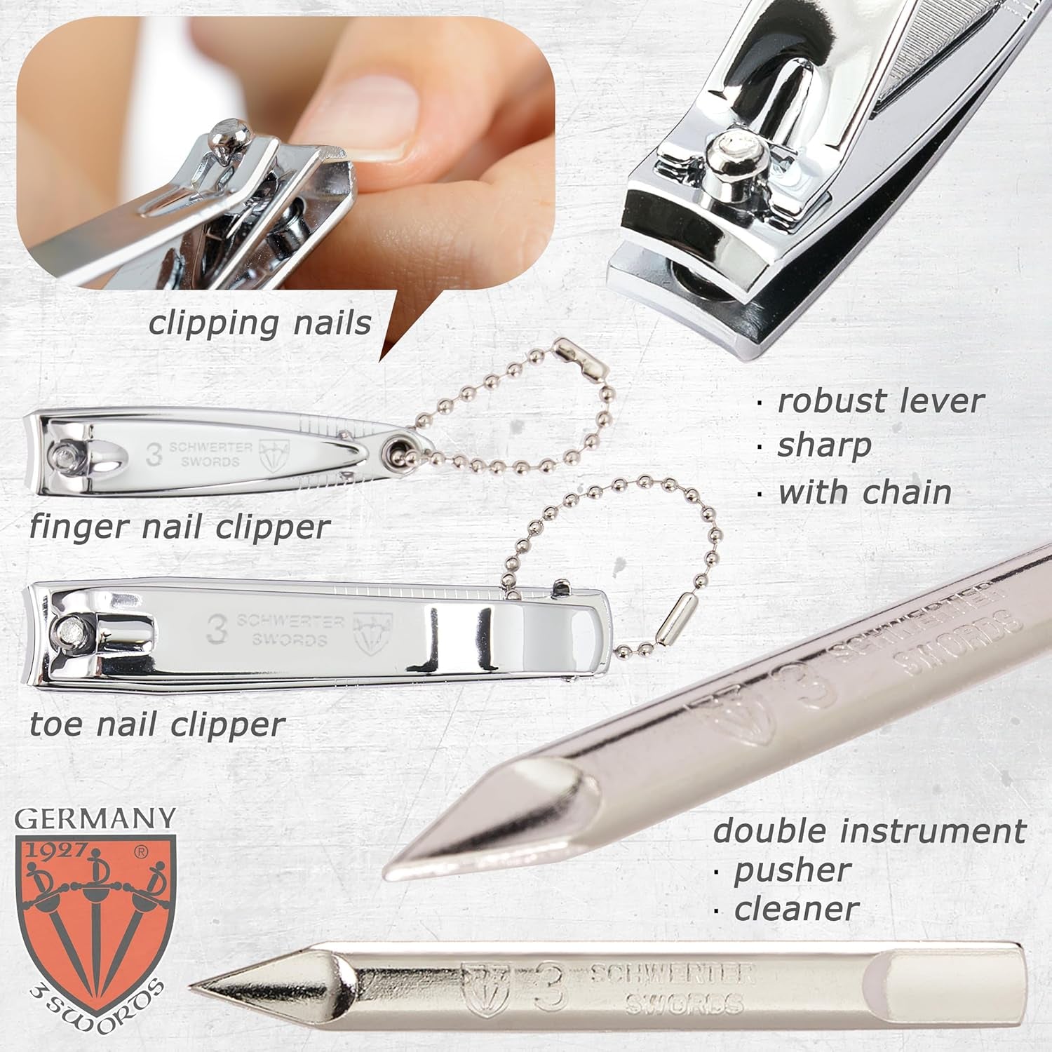 Elevate Your Grooming Routine with the Professional 8-Piece Manicure and Pedicure Set in Elegant Brown Leather Case
