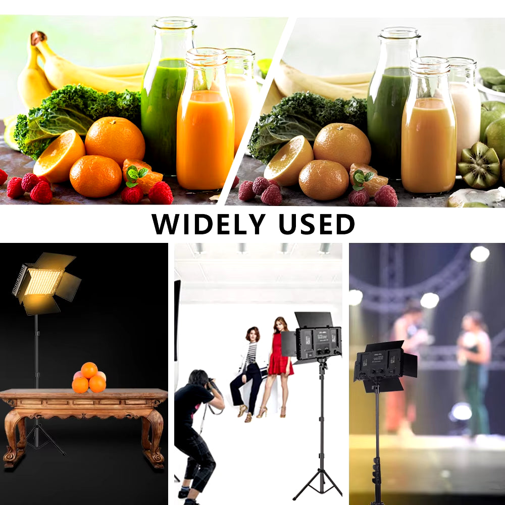 LED Photo Studio Light - Perfect Lighting for TikTok, YouTube, Gaming & Live Streaming - Portable Video Recording & Photography Lamp