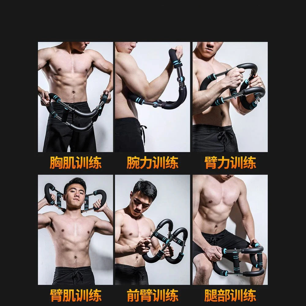 50KG Adjustable Arm Strength Trainer - Multi-Functional Chest Expansion & Muscle Building Equipment