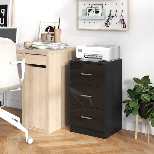 3-Drawer Wooden Dresser with Anti-Tip Safety Feature