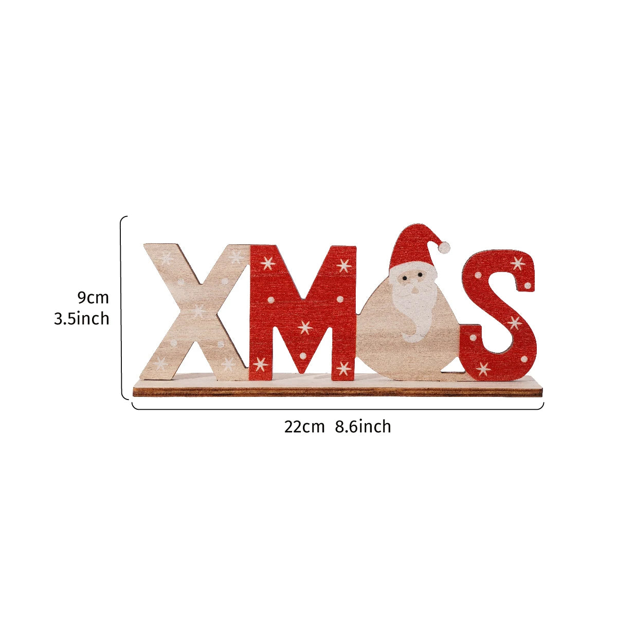 1PC, Wooden Christmas Letter Decorative Item, Suitable for Christmas Decorative Items