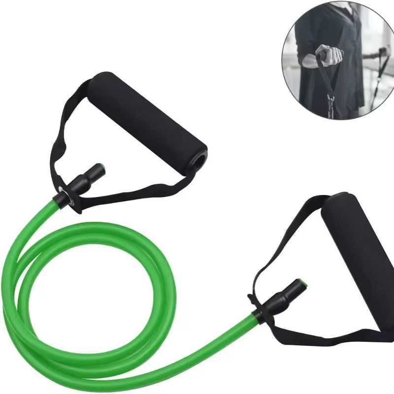 5 Levels Resistance Hot Yoga Pull Rope Bands with handles