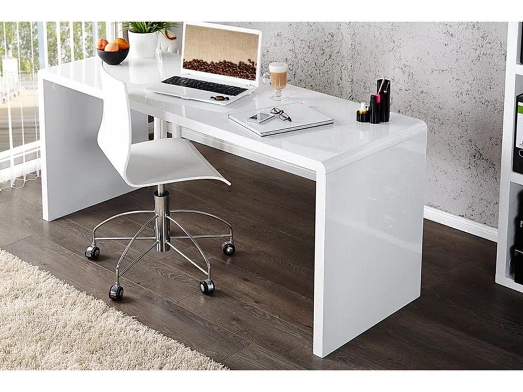 Mackenzie High Gloss Computer Desk - Modern Design Home Office