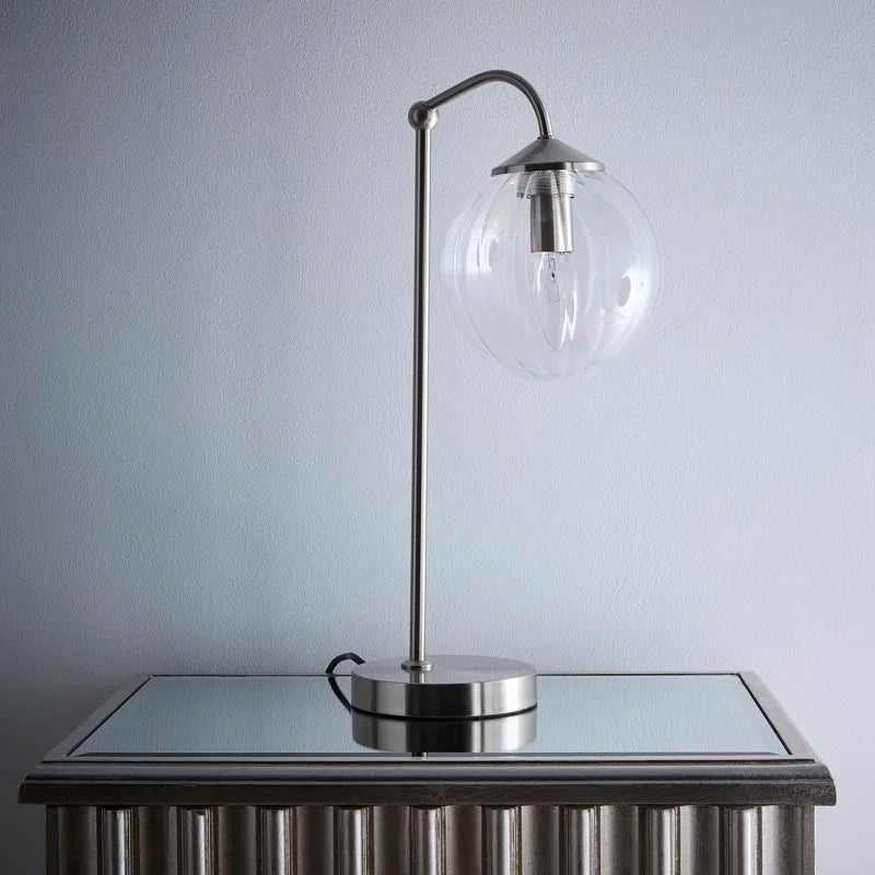 Randi 48Cm Silver Table Lamp