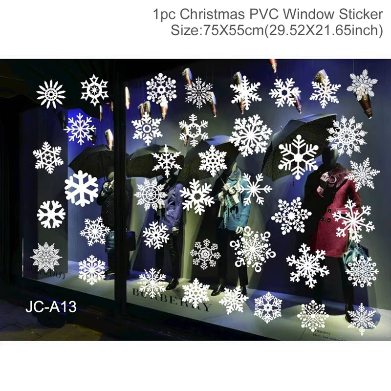 Festive Christmas Window Stickers - Merry Christmas Decor the Perfect Xmas and Holiday Gifts!