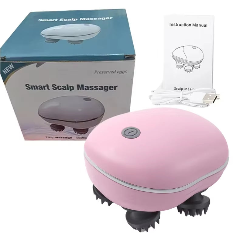 Revitalize Your Relaxation: Electric Scalp Massager with Red Light Therapy for Stress Relief and Muscle Tension Relief