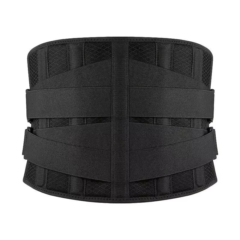 Adjustable Lower Back Brace - Breathable Lumbar Support Belt for Pain Relief and Spine Decompression