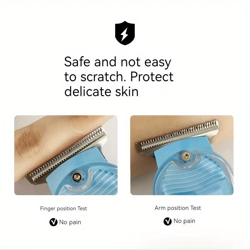 Professional Transparent Body Electric Hair Clipper - USB Rechargeable Trimmer for Men, Perfect Holiday Gift!