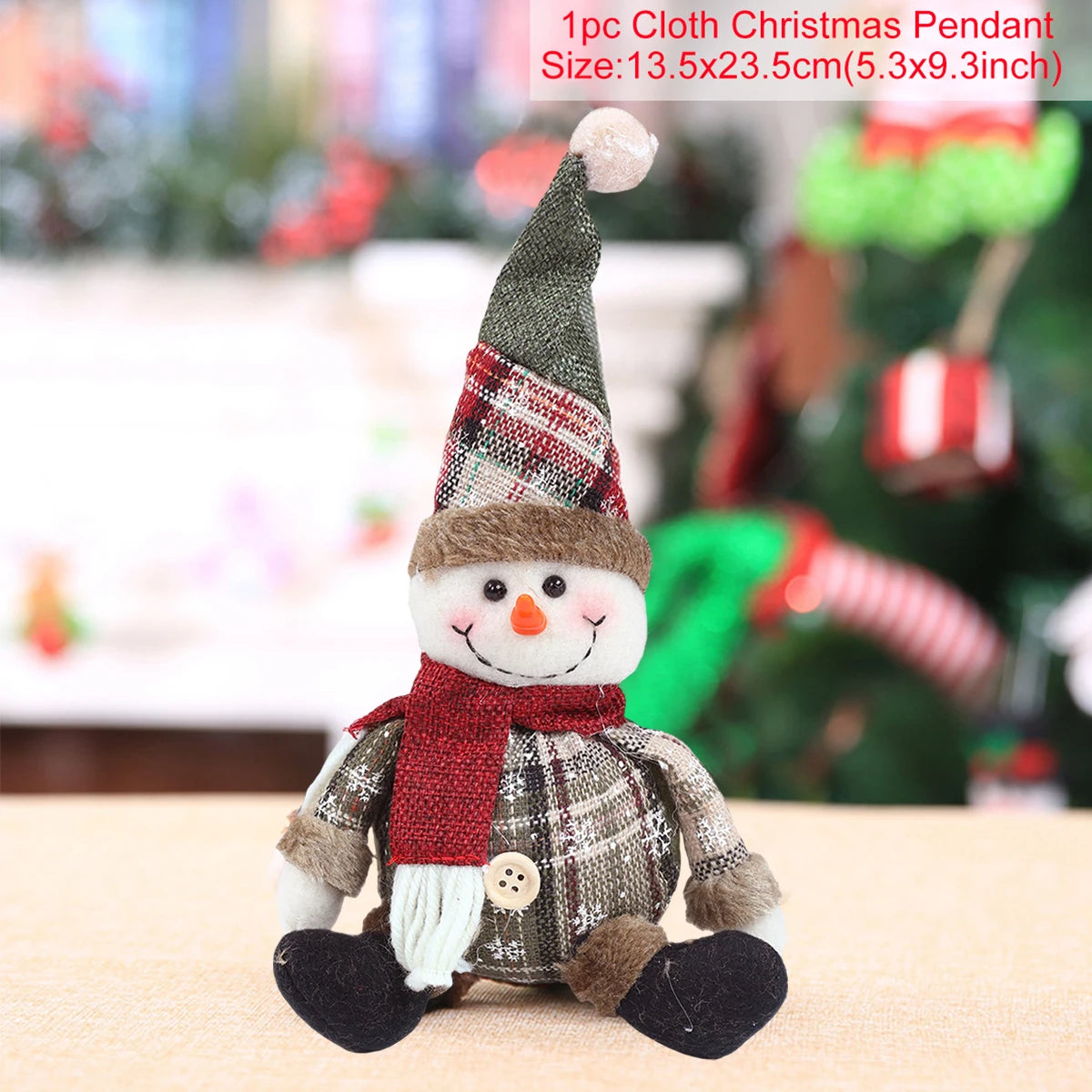 Festive Santa Claus Doll - Charming Christmas Table Decor & Elk Ornament for 2025 Holiday Celebrations - Perfect Navidad Gift for a Joyful New Year 2026!