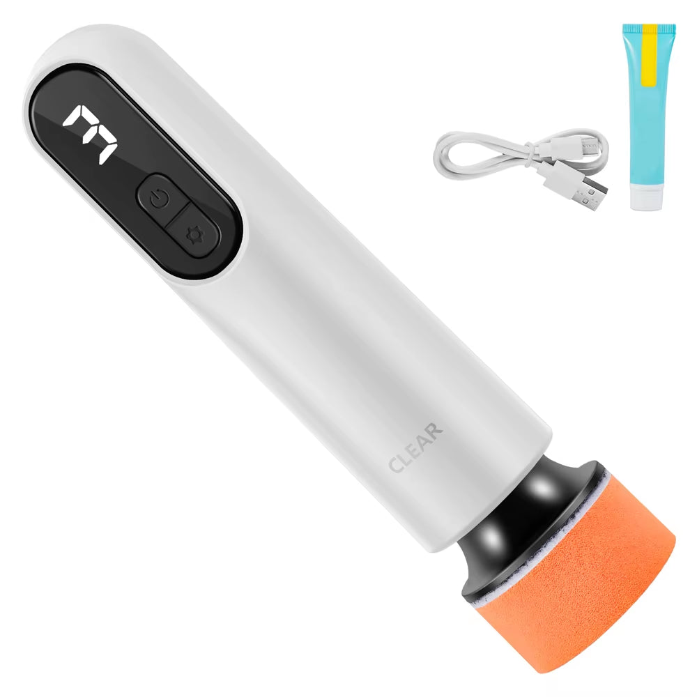 40W Portable Mini Cordless Car Polishing Machine - 3 Speed USB Rechargeable Scratch Repair Tool with 12000 RPM