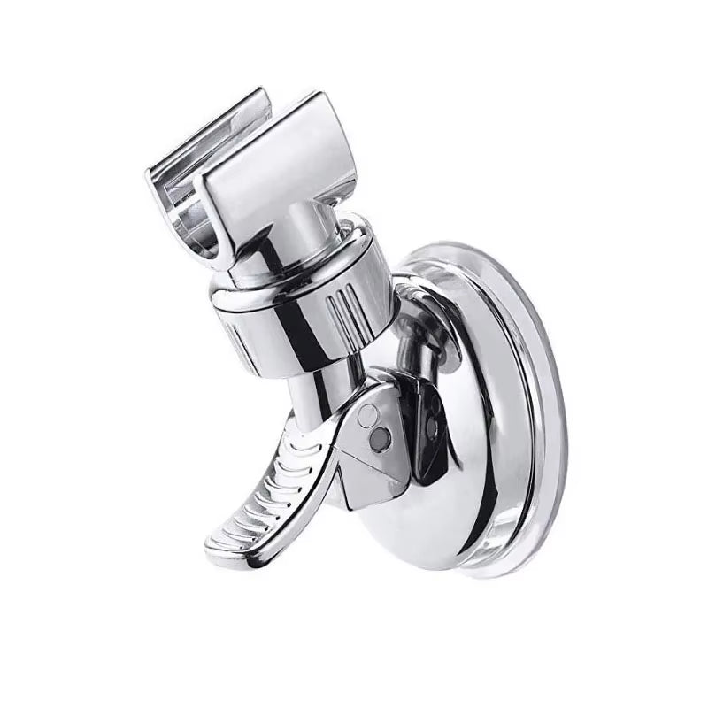 Strong Suction Cup Adjustable Shower Head Bracket - Nail-Free Bathroom Mount