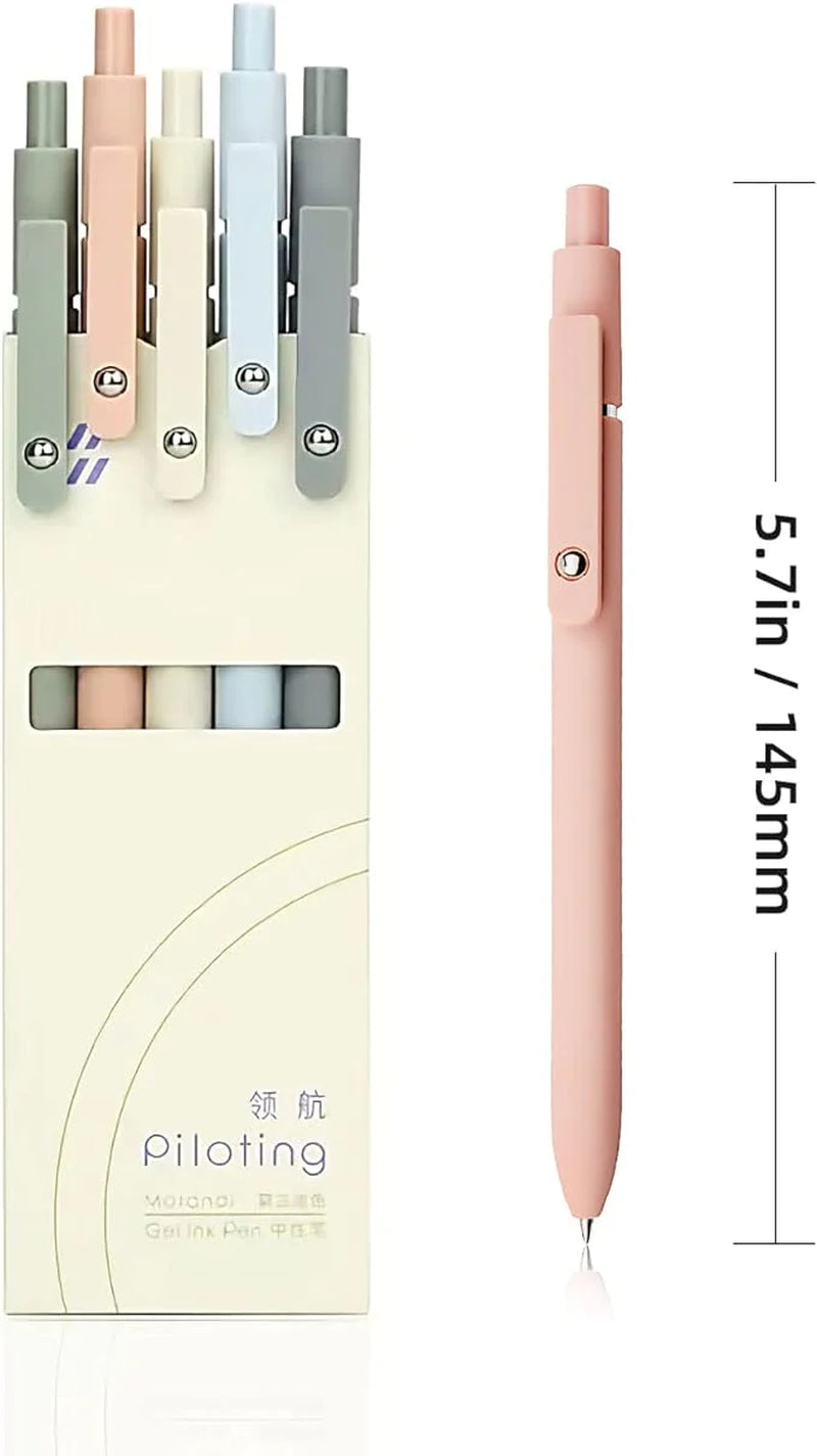 Gel Pens - 5 Pcs Set