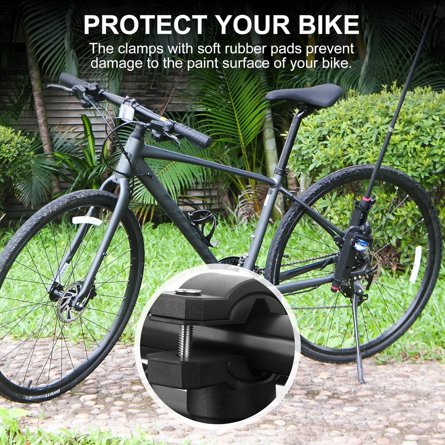 Adjustable Bicycle Fishing Rod Holder - Versatile Carrier for Fishing Poles