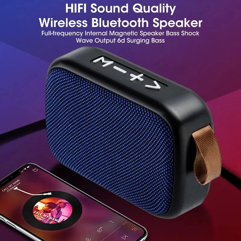 Portable Wireless Outdoor Subwoofer Mini Speaker - Perfect for Home and Travel!