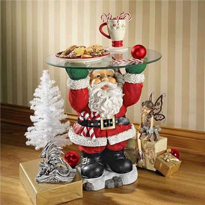 2X Christmas Santa Claus Snack Tray Rack - Fun Christmas Party Decorations
